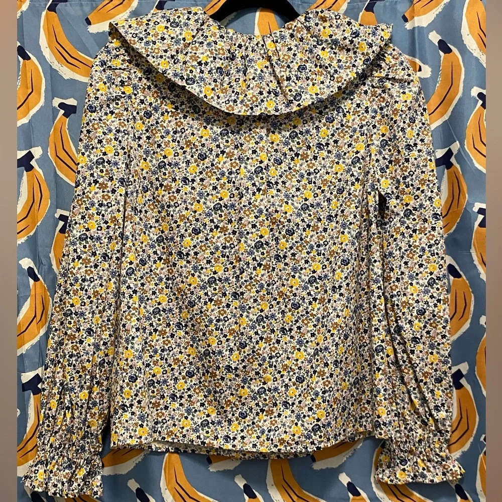 English Factory - Floral Ruffle Blouse - Picture 6 of 6